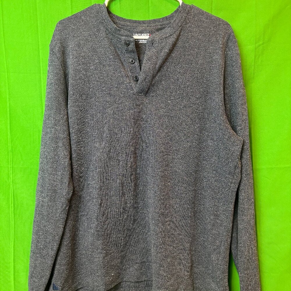 UNTUCKit Premium Blend Long Sleeve Shirt — Size M